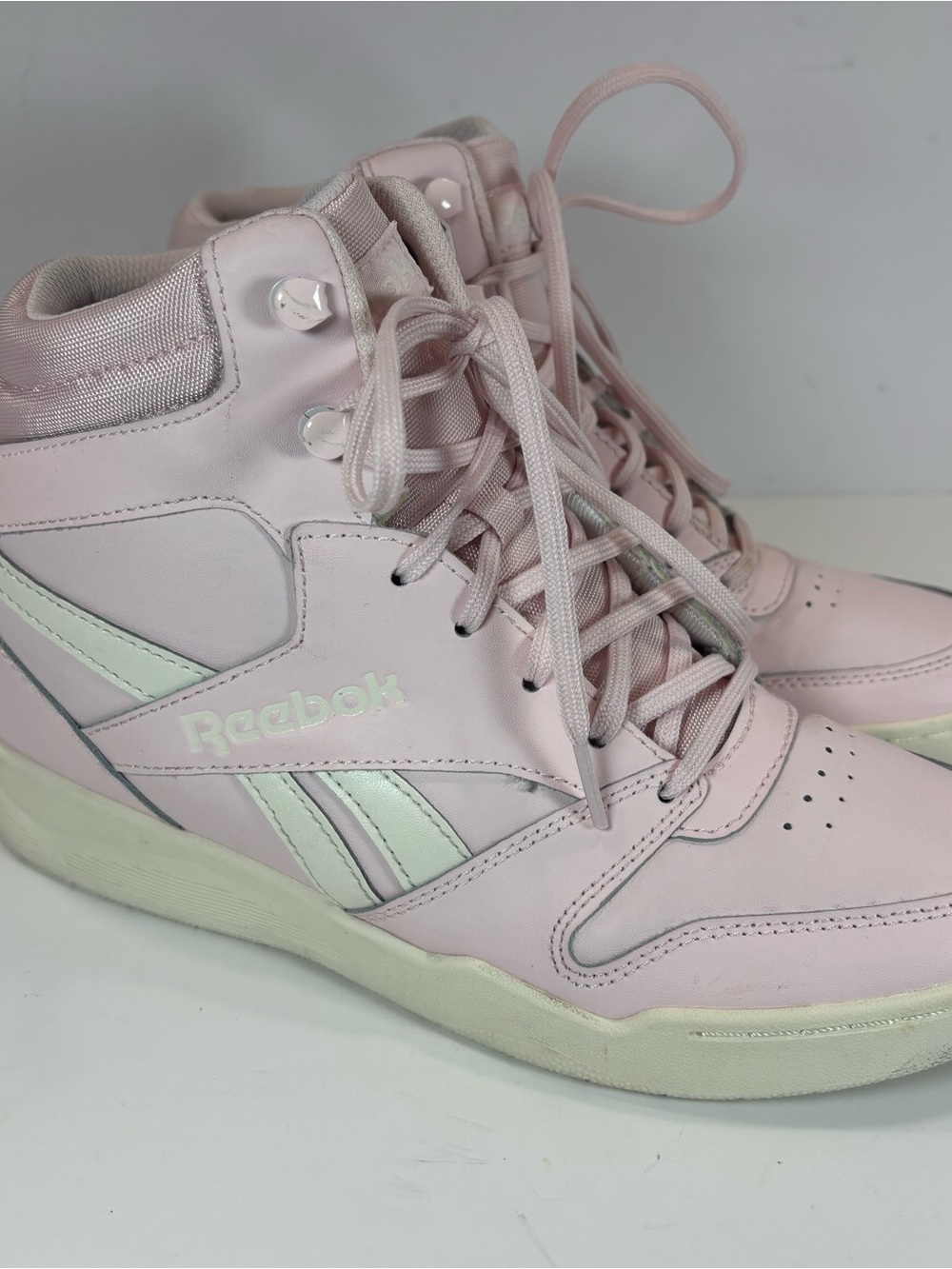 Reebok Royal GY8778 HI ST Soft Pink Women's 10 High Top Basketball Sneakers Y2K